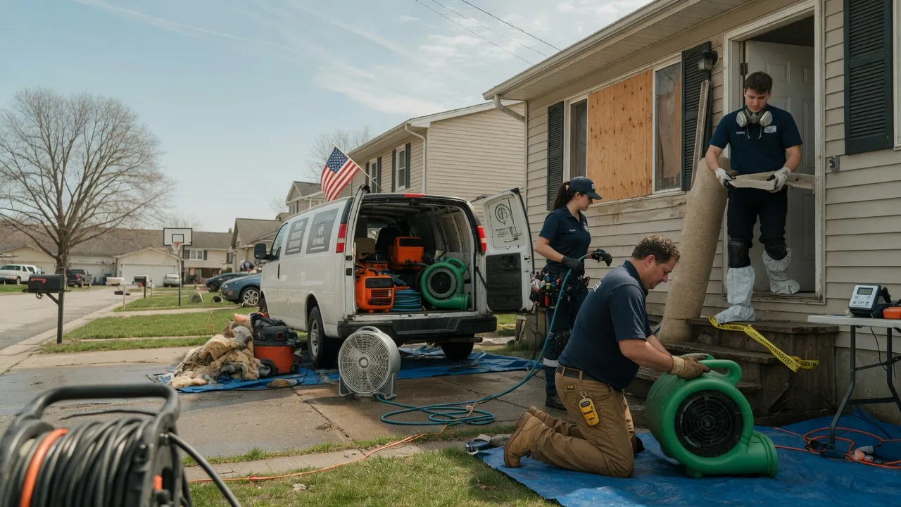 Water Damage Restoration in Lost Springs, KS near me